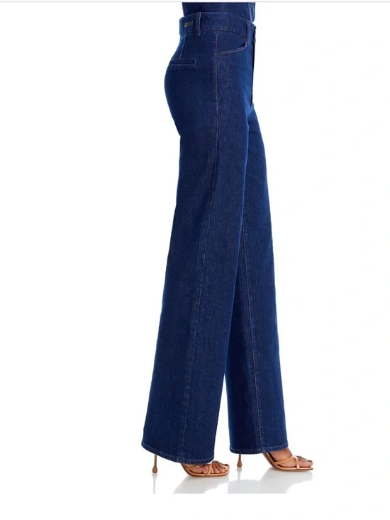 PAIGE Sasha High-Rise Wide Leg Women's Jeans - Edinburgh - Picture 3 of 6